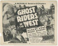 6j789 PHANTOM RIDER TC R54 Republic serial, Native American w/gun, Ghost Riders of the West!