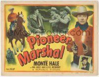 6j795 PIONEER MARSHAL TC '49 great images of cowboy Monte Hale saving the day!