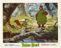 6j423 ROBIN HOOD LC '73 Walt Disney's cartoon version, he's letting Little John cross river first!