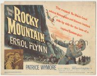 6j832 ROCKY MOUNTAIN TC '50 Errol Flynn, renegades & heroes battled side by side for a Yankee girl!