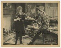 6j430 ROUGH SHOD LC '22 Helen Ferguson confronted by bad cowboy Lefty Flynn by fireplace, lost!