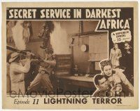 6j455 SECRET SERVICE IN DARKEST AFRICA chapter 11 LC '43 Cameron fighting by burning hand grenades!