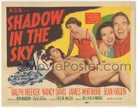 6j862 SHADOW IN THE SKY TC '52 Ralph Meeker gets forgetful in the arms of Jean Hagen!