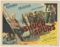 6j876 SILVER SPURS TC '43 Roy Rogers with Trigger, and Smiley Burnette in jail!