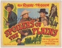 6j894 SPOILERS OF THE PLAINS TC '51 great images of singing cowboy Roy Rogers & his horse Trigger!