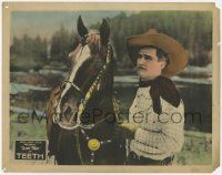 6j500 TEETH LC '24 close-up of cowboy Tom Mix & his horse Tony, not wonderful this time, lost film!