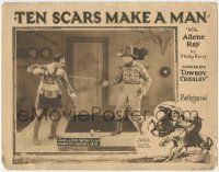 6j502 TEN SCARS MAKE A MAN chapter 2 LC '24 border art & cowboy vs Musketeer, ultra rare lost film!
