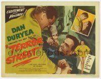 6j919 TERROR STREET TC '53 Dan Duryea crime thriller, exploding with excitement and violence!
