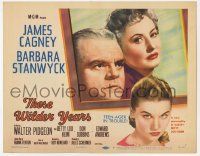 6j921 THESE WILDER YEARS TC '56 James Cagney & Barbara Stanwyck have a teenager in trouble!