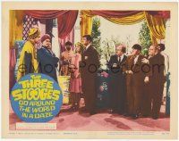 6j512 THREE STOOGES GO AROUND THE WORLD IN A DAZE LC '63 Moe, Larry & Joe scared of Maharajah!