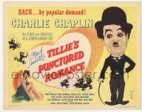 6j930 TILLIE'S PUNCTURED ROMANCE TC R50 Charlie Chaplin in his 1st full-length comedy hit!