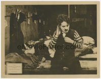 6j522 TRIPLE TROUBLE LC '18 great image of Charlie Chaplin in a movie made out of outtakes!