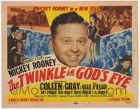 6j949 TWINKLE IN GOD'S EYE TC '55 Mickey Rooney, sexy Coleen Gray & chorus girls!