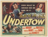 6j958 UNDERTOW TC '49 every bullet in Chicago had Scott Brady's name on it, William Castle noir!