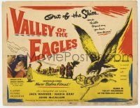 6j966 VALLEY OF THE EAGLES TC '52 in mortal combat with savage wolves, English Arctic thriller!