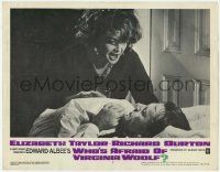 6j553 WHO'S AFRAID OF VIRGINIA WOOLF LC #7 '66 Elizabeth Taylor & Richard Burton, Mike Nichols