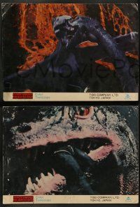 6k045 LEGEND OF DINOSAURS & MONSTER BIRDS 8 export Japanese LCs '77 rubbery monsters!