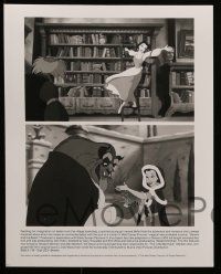 6m923 BEAUTY & THE BEAST 3 8x10 stills '91 Walt Disney cartoon classic, cool images!