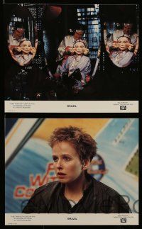 6m524 BRAZIL 8 8x10 mini LCs '85 Terry Gilliam, Jonathan Pryce, Robert De Niro cult classic!