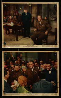 6m511 COURT-MARTIAL OF BILLY MITCHELL 12 color 8x10 stills '56 Gary Cooper, directed by Preminger!