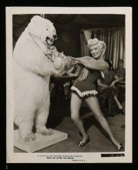 6m804 MEET ME AFTER THE SHOW 7 8x10 stills '51 sexy Betty Grable, Eddie Albert, cool polar bear!