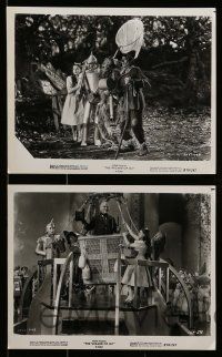 6m849 WIZARD OF OZ 6 8x10 stills R70 Victor Fleming, Judy Garland all-time classic!