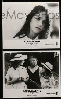 6m281 ADOLESCENT presskit w/ 8 stills '79 Jeanne Moreau, Laetitia Chauveau in title role!