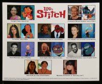 6m317 LILO & STITCH presskit w/ 8 stills '02 Disney Hawaiian cartoon, w/color cast portrait still!