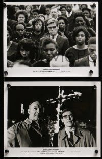 6m260 MISSISSIPPI BURNING presskit w/ 9 stills '88 great images of Gene Hackman & Willem Dafoe!