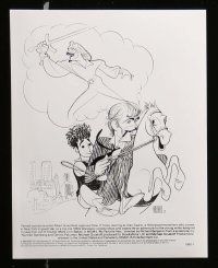 6m053 MY FAVORITE YEAR presskit w/ 16 stills '82 Peter O'Toole & Linn-Baker, one by Al Hirschfeld!