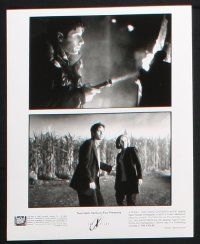 6m441 X-FILES presskit w/ 6 stills '98 David Duchovny, Gillian Anderson, Martin Landau, sci-fi!
