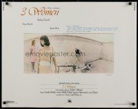6p002 3 WOMEN 1/2sh '77 directed by Robert Altman, Shelley Duvall, Sissy Spacek, Janice Rule