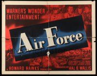 6p008 AIR FORCE 1/2sh '43 Howard Hawks, John Garfield, Gig Young, Warner's Wonder Entertainment!