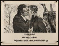 6p070 BROTHERHOOD 1/2sh '68 Kirk Douglas gives the kiss of death to Alex Cord!