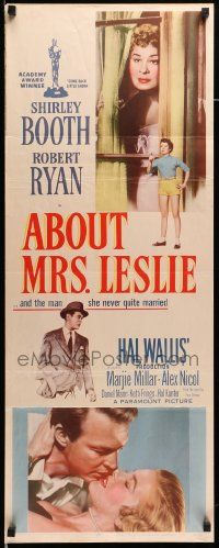 6p502 ABOUT MRS. LESLIE insert '54 Shirley Booth, Robert Ryan, the man she never quite married!