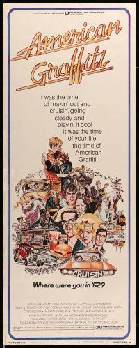 6p510 AMERICAN GRAFFITI insert '73 George Lucas teen classic, it was the time of your life!