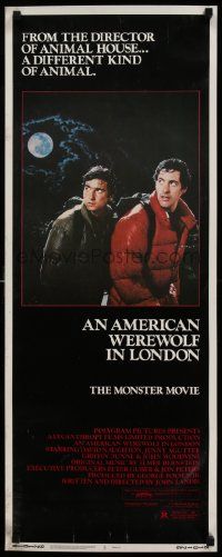 6p511 AMERICAN WEREWOLF IN LONDON insert '81 David Naughton, Griffin Dunne, directed by Landis!