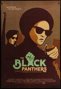 6r065 BLACK PANTHERS: VANGUARD OF THE REVOLUTION 1sh '15 cool artwork of revolutionaries!