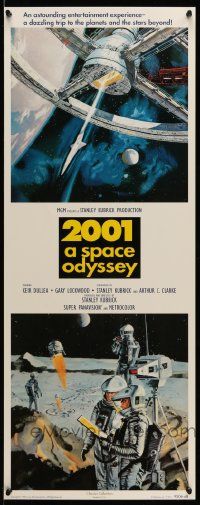 6r857 2001: A SPACE ODYSSEY 14x36 commercial poster '95 Kubrick, Bob McCall artwork!