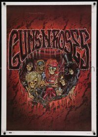 6r909 GUNS N' ROSES 25x36 English commercial poster '92 zombie artwork by Mique Willmott!