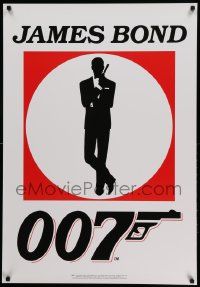 6r917 JAMES BOND 007 27x39 Dutch commercial poster '99 cool classic silhouette of secret agent!
