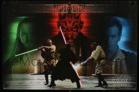 6r955 PHANTOM MENACE 24x36 commercial poster '99 George Lucas, Star Wars Episode I, Jedi vs. Sith!