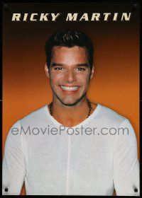 6r967 RICKY MARTIN 24x34 English commercial poster '99 smiling close-up of the Puerto Rican singer