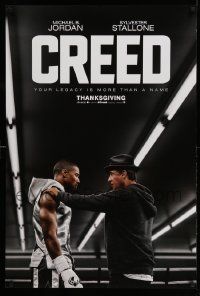 6r112 CREED teaser DS 1sh '15 image of Sylvester Stallone as Rocky Balboa with Michael Jordan!