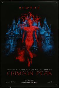 6r113 CRIMSON PEAK teaser DS 1sh '15 Guillermo del Toro horror, cool ghostly Mia Wasikowska