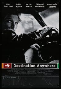 6r129 DESTINATION ANYWHERE 1sh '97 Jon Bon Jovi in car, Demi Moore, Kevin Bacon, Goldberg!