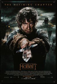 6r213 HOBBIT: THE BATTLE OF THE FIVE ARMIES advance DS 1sh '14 Martin Freeman as Bilbo Baggins!