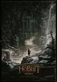 6r217 HOBBIT: THE DESOLATION OF SMAUG teaser DS 1sh '13 cool image of Bilbo outside Erebor!