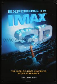 6r232 IMAX 3D DS 1sh '00s Image Maximum, cool advertisement from the theaters, 3D!