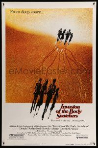 6r246 INVASION OF THE BODY SNATCHERS advance 1sh '78 Kaufman classic remake of sci-fi thriller!